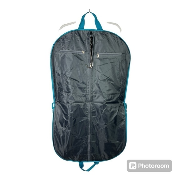 Seahorse Print Travel Garment Bag Blue NWT - Picture 3 of 9